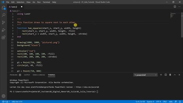 Julia Tutorial Part 15 | Docstrings смотреть онлайн