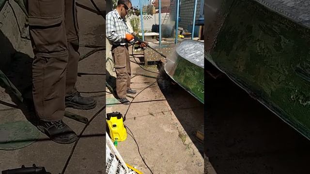 Лодка мкм херсонка, Зачистка старой краски смотреть онлайн