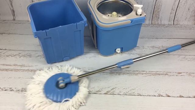 МЕЧТА ХОЗЯЙКИ Складное ведро с отжимом Spin Mop смотреть онлайн