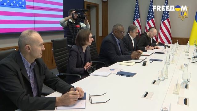 Госсекретарь и министр обороны США в Украине. Заявление Зеленского X смотреть онлайн