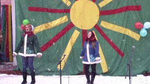 Эстрадная студия  ДЖЕМ. "Зимушка зима" Светлана Антоненко, Юлия Зимарева.   Рук. Грецкий А.В.