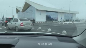 Аэропорт "Владикавказ": заторы на въезде/выезде