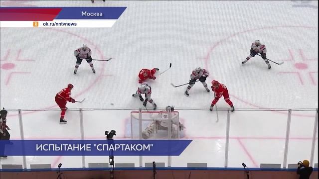 Нижегородское хоккейное «Торпедо» уступило московскому «Спартаку» со счетом 7:3