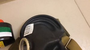 Противогаз промышленный Бриз-3301(ППФ), фильтр марки K2P3  R D с лицевой частью ШМП-1_сумка