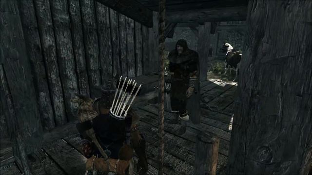 Skyrim: Gunagar the Hunter Ep 184 Night arrival at Windpeak Inn смотреть онлайн