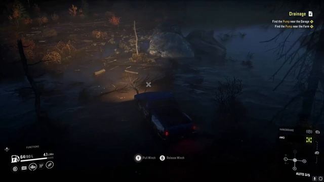 Riverside Repair Attempting To Rescue The Drowned Kodiak C70 In The Swamp SnowRunner Hard Mode Ep 3 смотреть онлайн