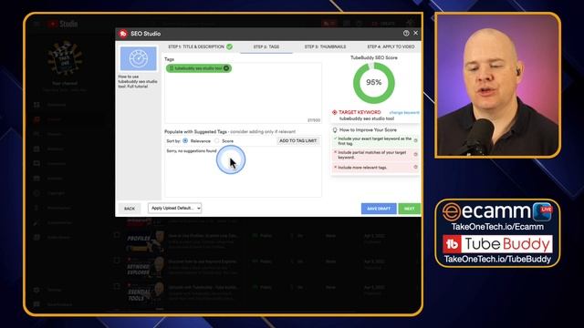 How to use Tubebuddy SEO Studio Tool: Full Tutorial