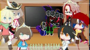 Mcyt react to dream aus || Dreambur + Gream || by 岚 || Gacha Club