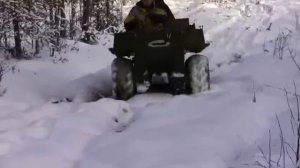 Вездеход 6х6 по болоту