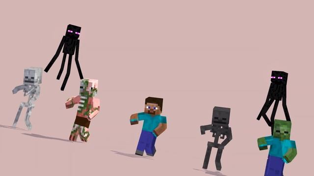 MONSTER SCHOOL: MINECRAFT DANCERS - MINECRAFT ANIMATIONS смотреть онлайн