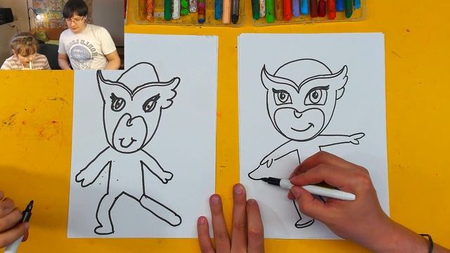 Как нарисовать ГЕРОИ В МАСКАХ - АЛЕТТ из мультика смотреть онлайн