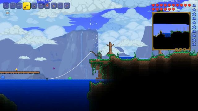 Прохождение Terraria №13 (2) - Боссы и Хардкорные приключения смотреть онлайн