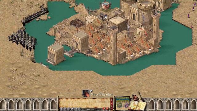 Wazir, Emir, Rat vs Saladin, Nizar, Snake | Round 1 | Stronghold Crusader Deathmatch смотреть онлайн