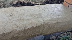 Отделка фундамента забора декор бетоном StoneCrafter