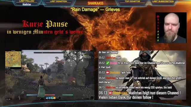 TESO - Morrowind  Vvardenfell - Hüter Sharkaass DD  LvL 6-10 - Stream vom 09.12.2017 Part 8