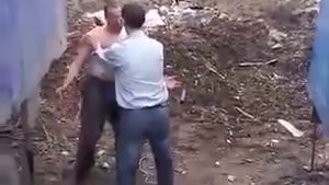 Драка. Подчинённый с начальником