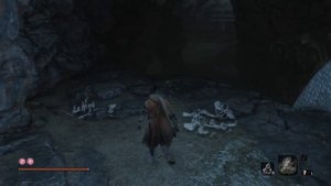 Пещера под Опустившейся долиной в игре Sekiro: Shadows Die Twice