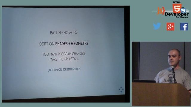 HTML5DevConf May 2014: Ibon Tolosana, Ludei inc.: WebGL for 2d gaming