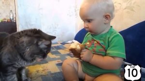 ТОП 10_ ДЕТИ и КОТЫ __ МЛАДЕНЦЫ и КОШКИ __ НЕРЕАЛЬНО СМЕШНО_)))))