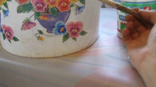 Делаем горшок для цветка из строительного ведра.масстер-класс смотреть онлайн