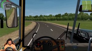 РАБОТАЮ ВОДИТЕЛЕМ АВТОБУСА ИКАРУС - CITY CAR DRIVING + РУЛЬ