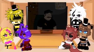 FNIA 1 reacts to FNAF 1 Animated (16+) [Markiplier, Jacksepticeye, etc.]