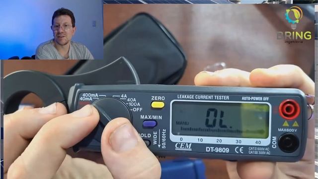 Análisis de pinza de corriente de fuga CEM DT-9809 ? смотреть онлайн