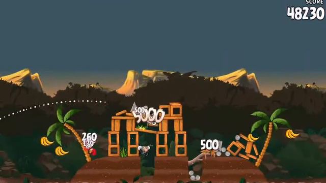 Angry Birds Rio Level 4-7 Jungle Escape 3 Star Walkthrough смотреть онлайн