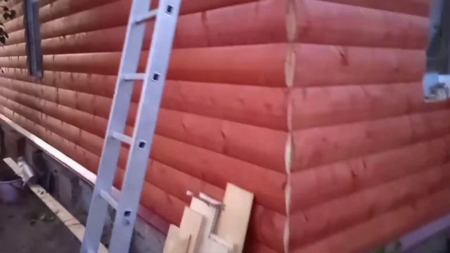 Наш дачный дом/Обшивка блокхаусом/Обновление дома