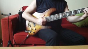 TEST -BABICZ VS org FENDER mostek -BRIDGE. Fender Jazz Bass deluxe FMT V