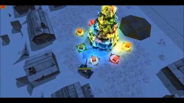 Танки Онлайн | Новогодняя карта | С Новым Годом (гонка) смотреть онлайн