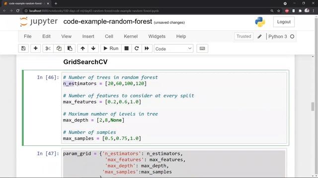 Hyperparameter Tuning Random Forest using GridSearchCV and RandomizedSearchCV | Code Example