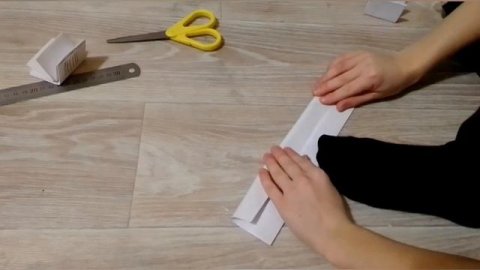 оригами книга из бумаги