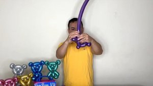 How to make Balloon Teddy Bear/Balloon Twisting