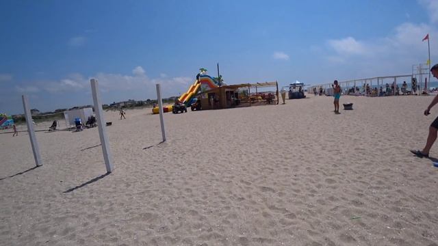 Крымские Мальдивы 2021, коса ЮЖНАЯ ЛУЧШИЙ песочный пляж в Крыму, ПРОЗРАЧНОЕ море удивило. Евпатория смотреть онлайн