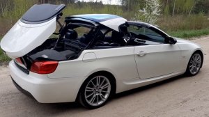Bmw e93. Складывание крыши.