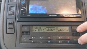 How to change Volkswagen Sharan 2000-2010 Climatronic temperature display Celsius or Fahrenheit