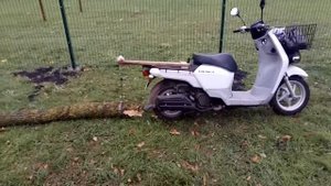 Жёсткая (жестокая) эксплуатация скутера Honda Benly AA05