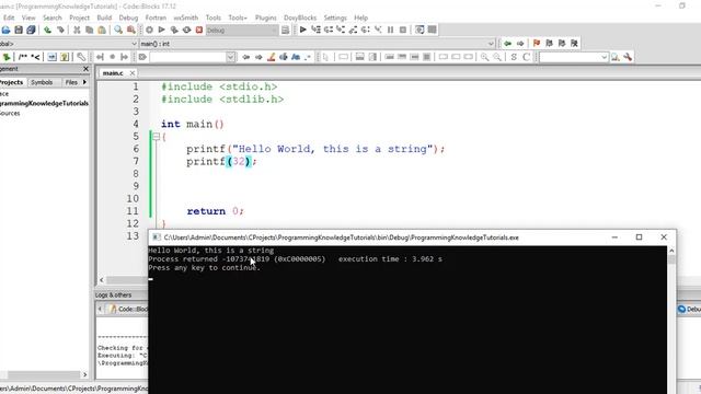 C Programming Tutorial for Beginners 3 - Placeholders for Input and Output