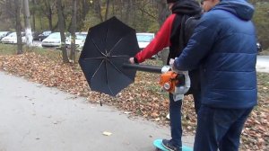 Воздуходувка Stihl BG 50 и скейт