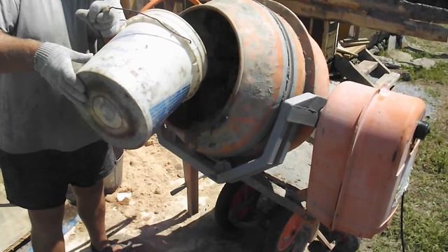 Модернизация, усиление китайской бетономешалки для бетона, опилкобетона, арболита. Часть - 2. смотреть онлайн