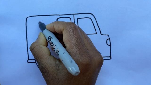 Easy fire truck drawing, ambulance drawing and excavator drawing.Step by step drawing of vehicles. смотреть онлайн