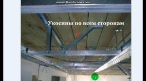 Парящий Потолок из Гипсокартона со Скрытой Подсветкой