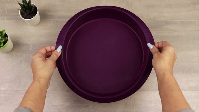 Круглая силиконовая форма для выпечки торта, кексов печенья в духовке