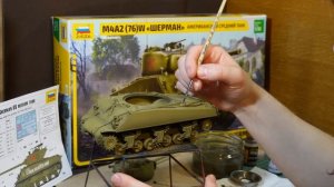 Самый русский танк Шерман. Модель танка 1/35