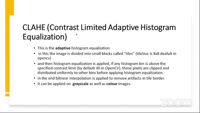 OpenCV Training Session #3 Advanced Function of OpenCV | 2. Image Enhancement techniques
