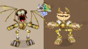 Gold Epic Wubbox Phases VS Normal Epic Wubbox - All Island Duets (My Singing Monsters)