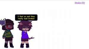 Frisk and Chara Meets Sans AU | KillerMare | KillerCross | HorrorDust