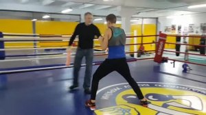 Boxing Training Бокс базовый комплекс удары в движении