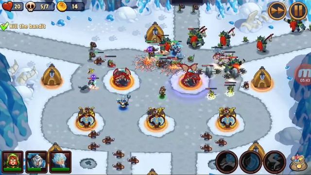 Realm Defense - World 2 Level 30-Permafrost - Campaign 3 Stars смотреть онлайн